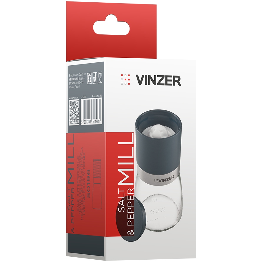 Млин для солі та перцю VINZER (50196) Комплектація один предмет