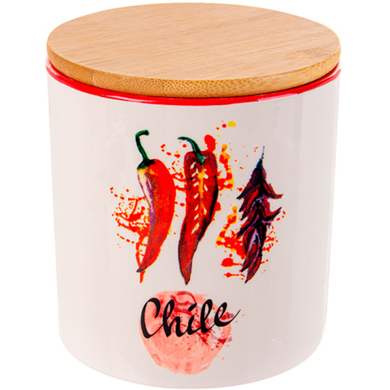 Набор банок Lefard для сыпучих продуктов Hot Vegetables 10 x 11 см 620 мл 3 шт (940-291) Тип банки