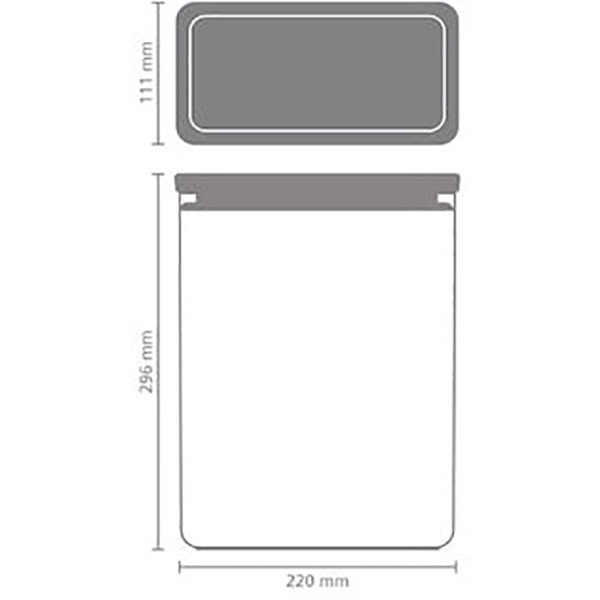 Контейнер BRABANTIA Tasty 5,4 л (230684) Призначення універсальная