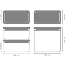 Набір контейнерів BRABANTIA Tasty 2х1, 5л + 1х3, 5л (230806)