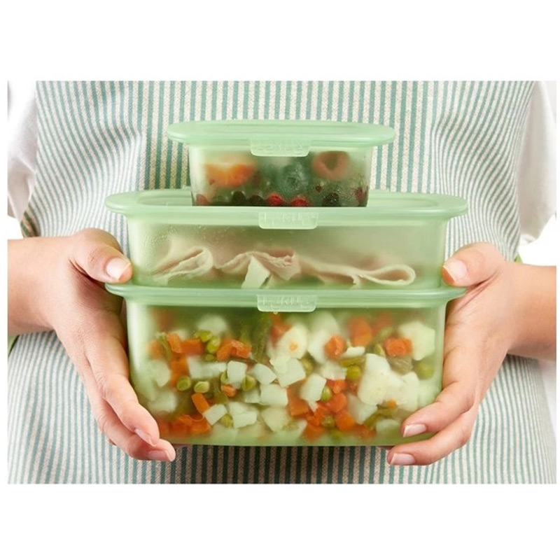 Фото Набор контейнеров LEKUE Reusable Silicone Containers 3 шт (881886)