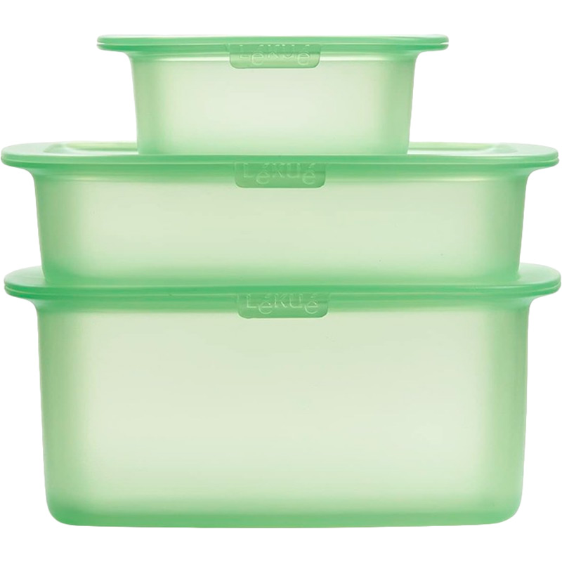 Набор контейнеров LEKUE Reusable Silicone Containers 3 шт (881886)