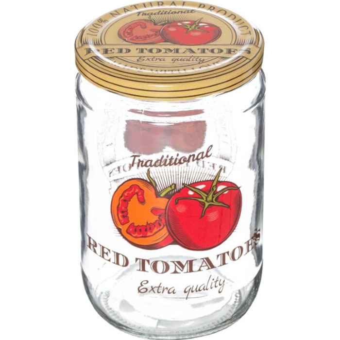 Банка HEREVIN Decorated Jar-Tomato 0.66 л (332367-051)