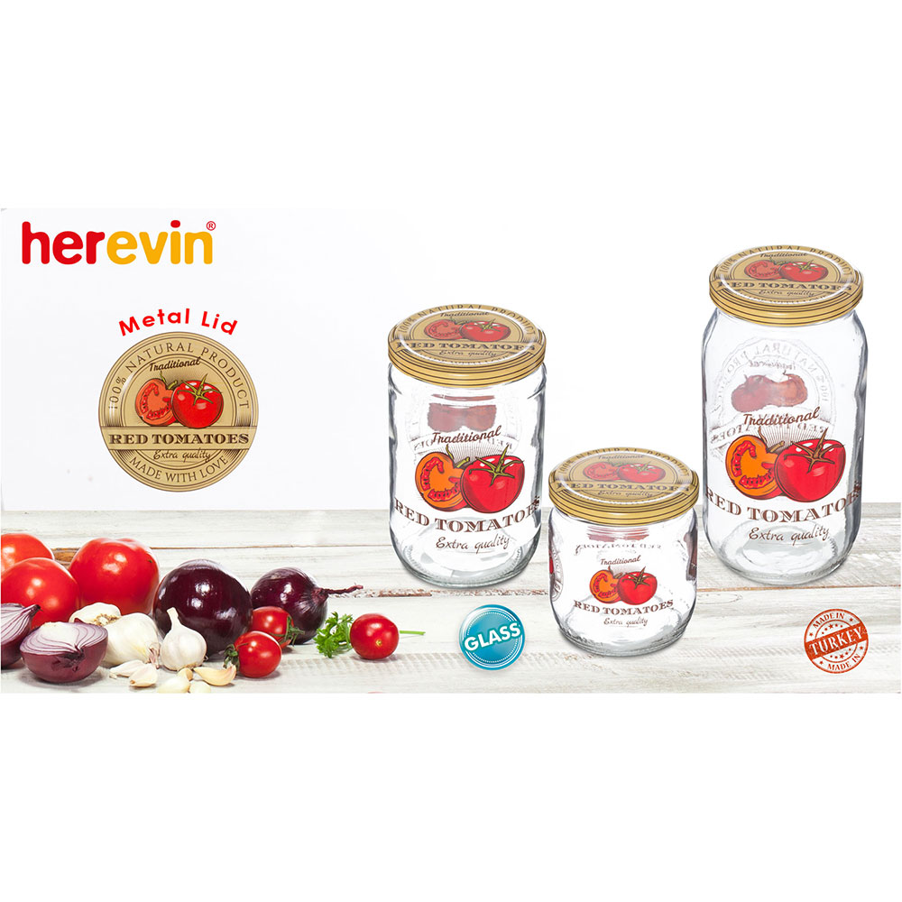 Банка HEREVIN Decorated Jar-Tomato 0.66 л (332367-051) Тип банки