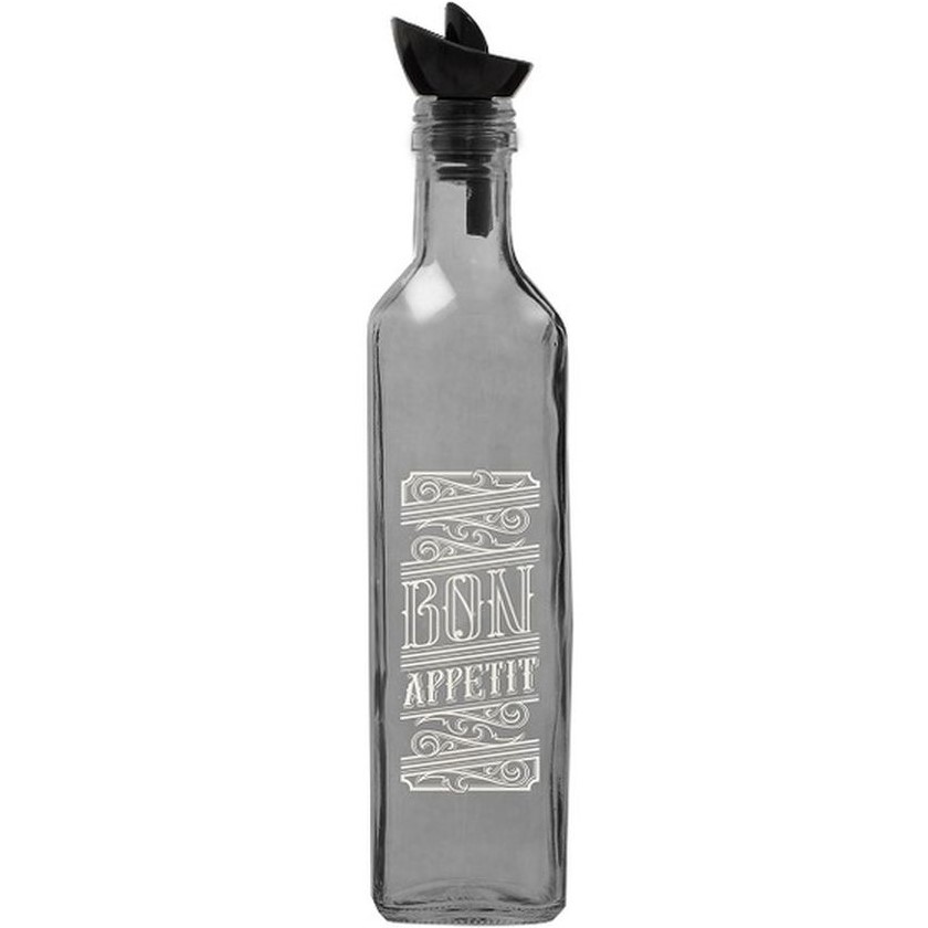 Бутылка для масла HEREVIN Transparent Grey White Bon Appetit 0.5 л (151431-146)