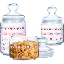 Набор банок LUMINARC CLUB LOVE BASKET 3шт (X1078)