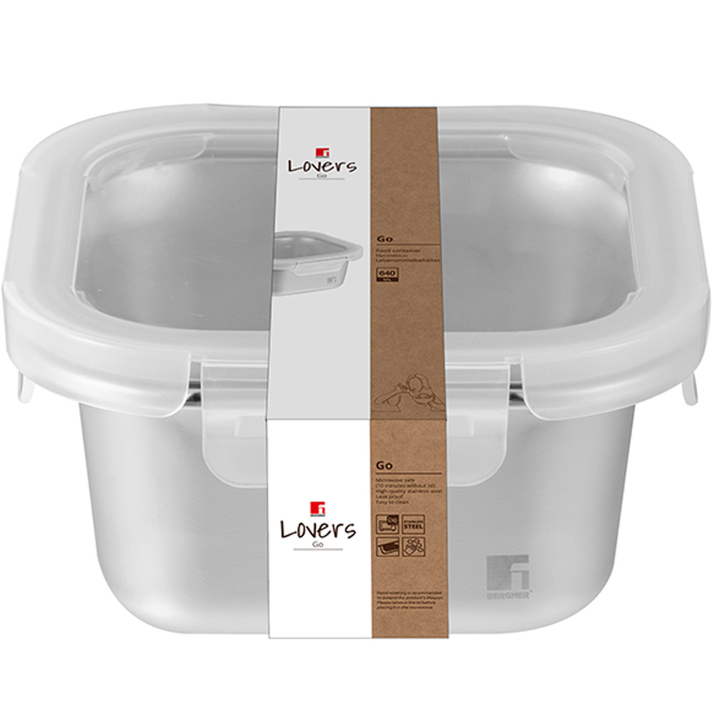 Контейнер для хранения BERGNER Go Lovers 1,5 л (BG-36314-GY) Тип контейнеры