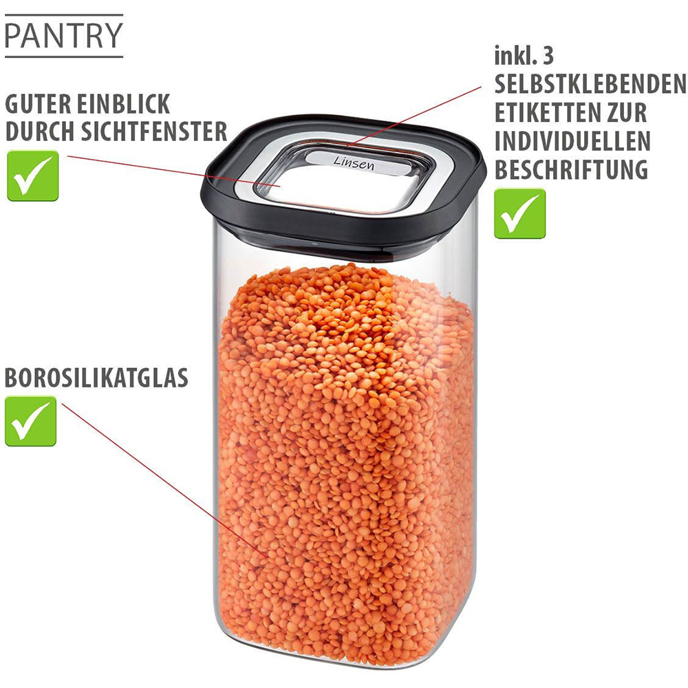 Контейнер для зберігання GEFU Pantry 1400 мл (12803) Комплектація один предмет