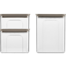 Набір контейнерів STEFANPLAST TOSCA 3шт White/gray (55683)