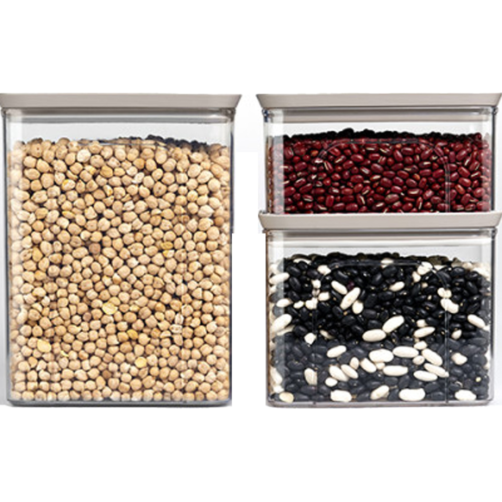 Набір контейнерів STEFANPLAST TOSCA 3шт White/gray (55683) Призначення універсальная