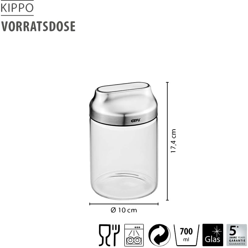 Контейнер для хранения GEFU KIPPO 700 мл (33740) Объем 0.7