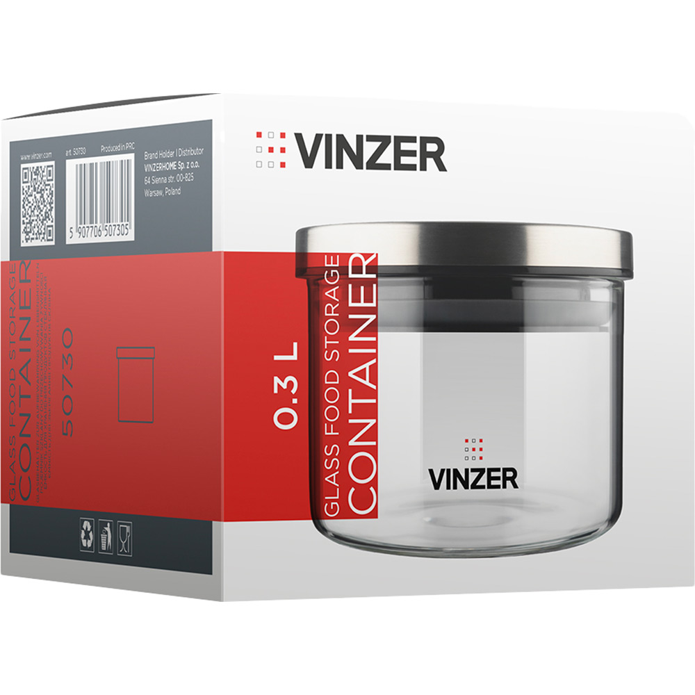 Банка VINZER 0,3 л (50730) Комплектация один предмет