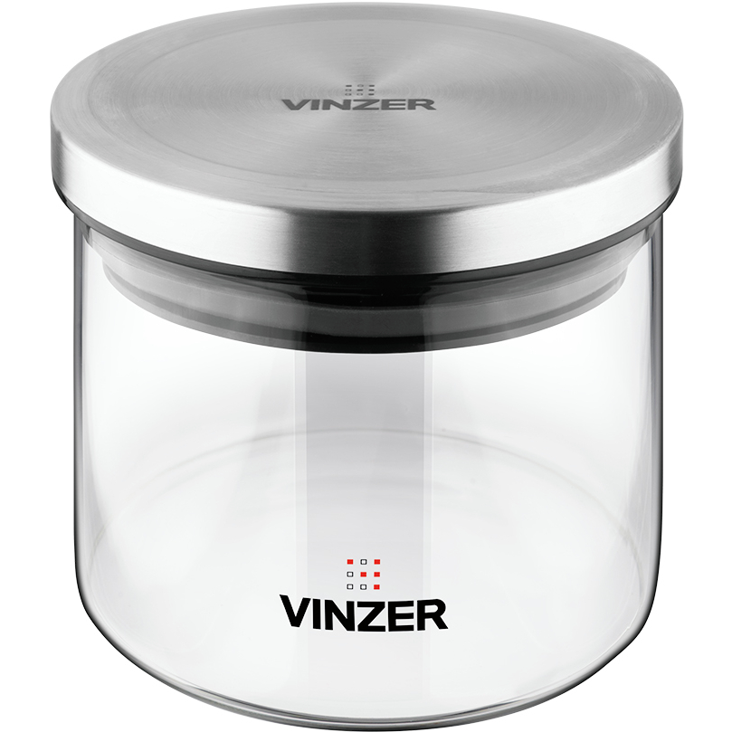 Банку VINZER 0,4 л (50732) Додатково 9,5 x 9,5 x 10,2 см