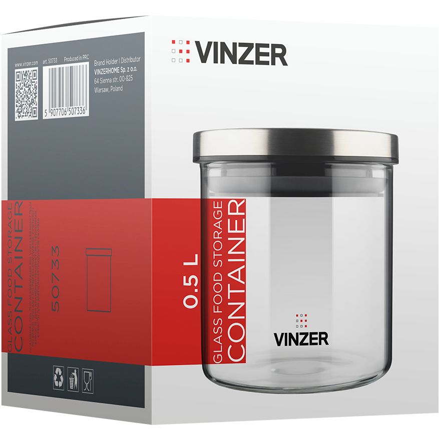 Банка VINZER 0.5 л (50733) Тип банки