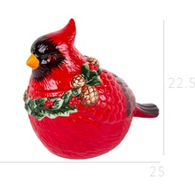 Банка для зберігання Lefard Червоний Кардинал 25х15, 5х22, 5 см (626-010)