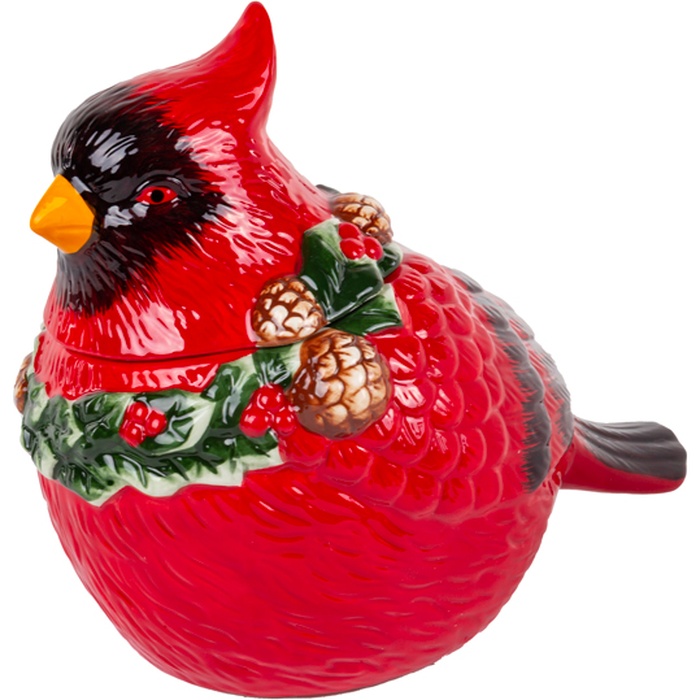 Банка для зберігання Lefard Червоний Кардинал 25х15, 5х22, 5 см (626-010)