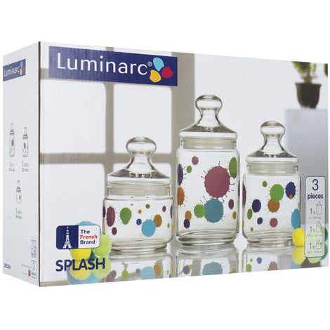 Набор банок Luminarc Aime Splash 3 пр. (H9974) Количество емкостей в наборе 3