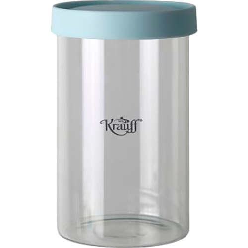 

Банка KRAUFF Stapel 1150 мл (31-289-008), Банка скляна 1150мл 17,5см з силіконовою кришкою