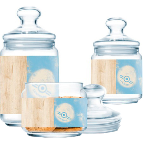 

Набор банок LUMINARC NORDIC HEVEA BLUE 3 шт (Q3358), NORDIC HEVEA BLUE
