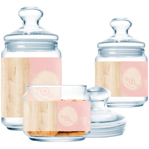 

Набор банок LUMINARC NORDIC HEVEA PINK 3 шт (Q3356), NORDIC HEVEA PINK