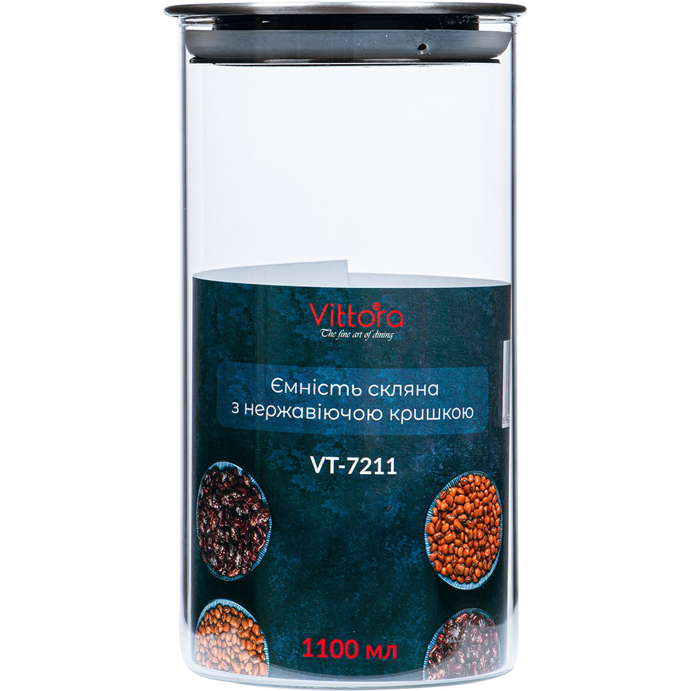 Банка VITTORA 1100 мл (111181) Тип банки