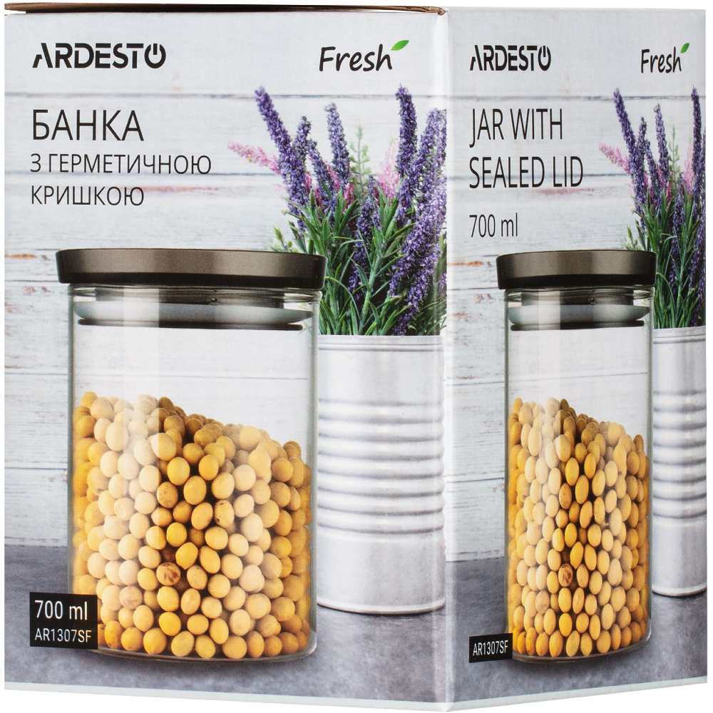 Банка ARDESTO Fresh 0,7 л (AR1307SF) Объем 0.7