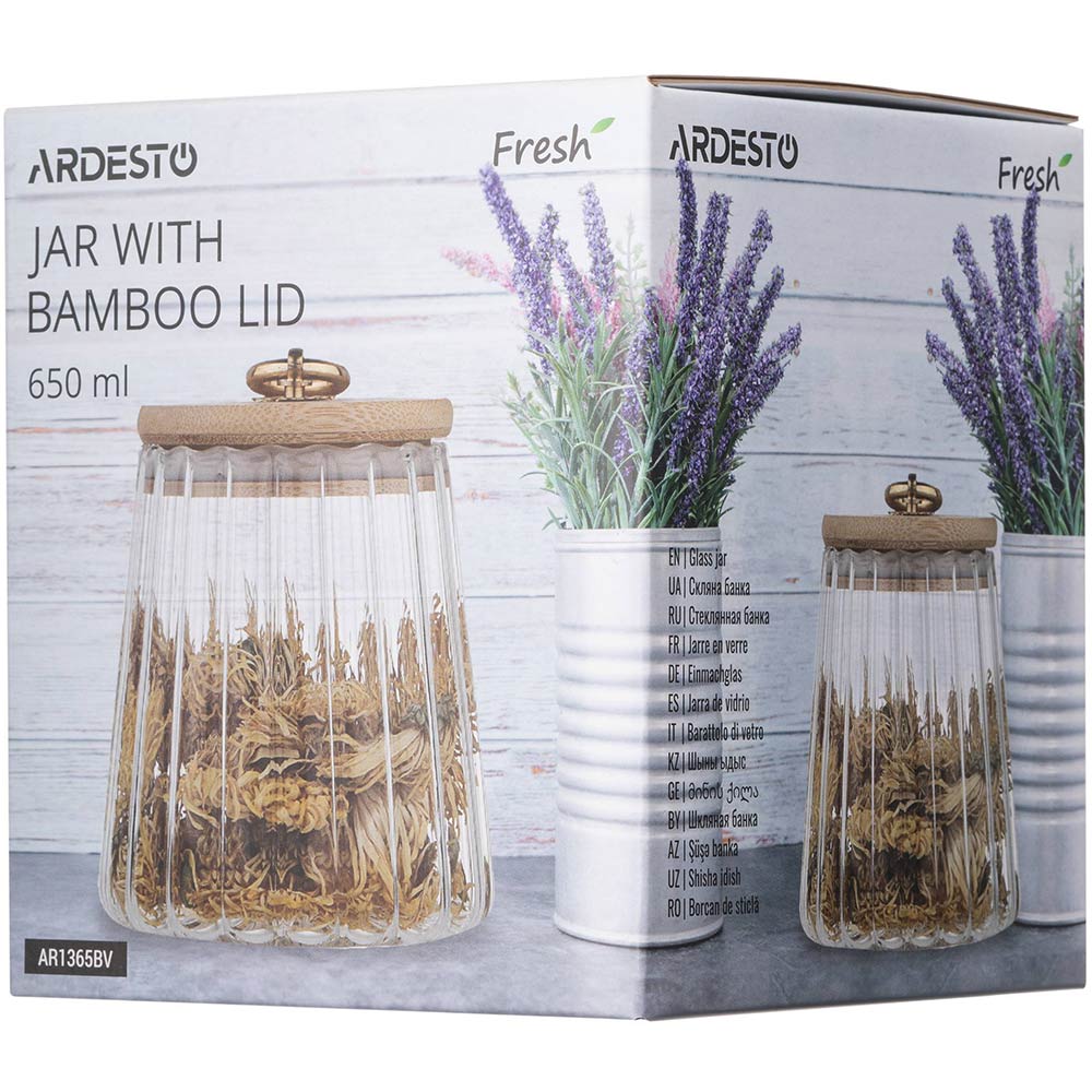 Банка ARDESTO Fresh Vintage 650 мл (AR1365BV) Назначение универсальная