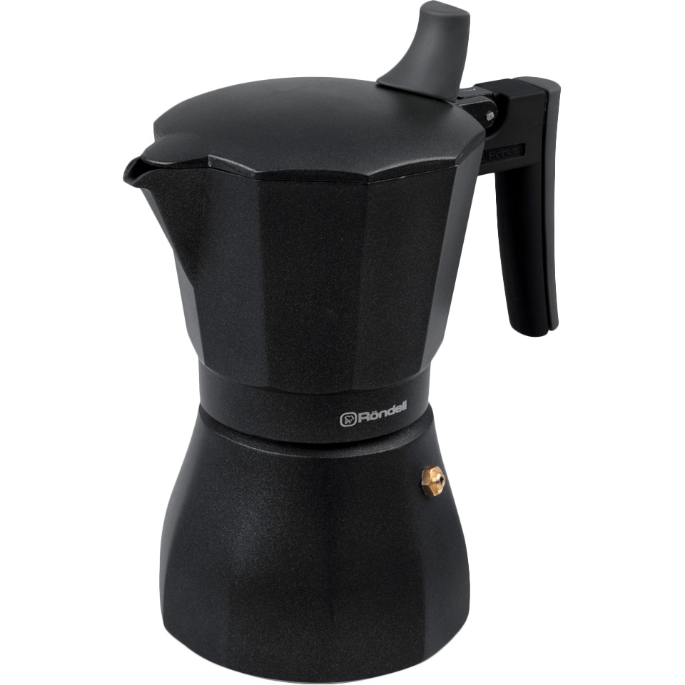 

Гейзерная кофеварка Rondell Kafferro Induction 0.45 л (RDA-1275), RDA-1275