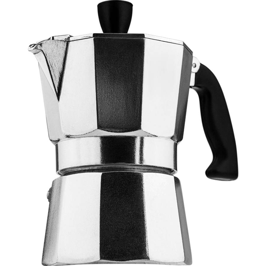 Гейзерная кофеварка VINZER Moka Espresso 120 мл (50385) Цвет серебристый