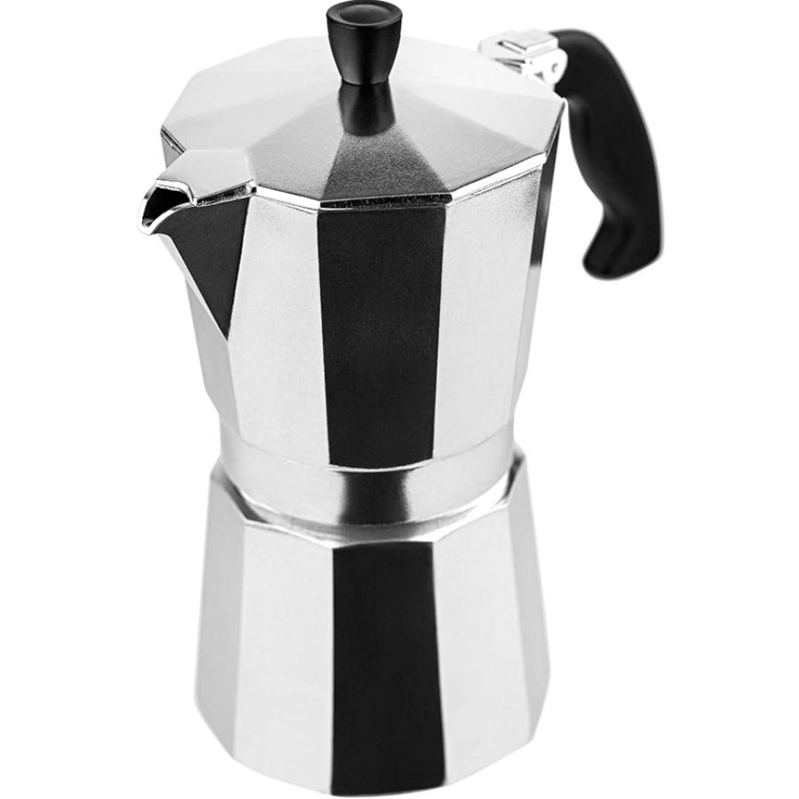 Гейзерная кофеварка VINZER Moka Espresso 240 мл (50386) Цвет серебристый