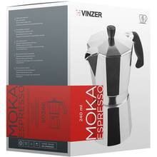 Гейзерная кофеварка VINZER Moka Espresso 240 мл (50386)