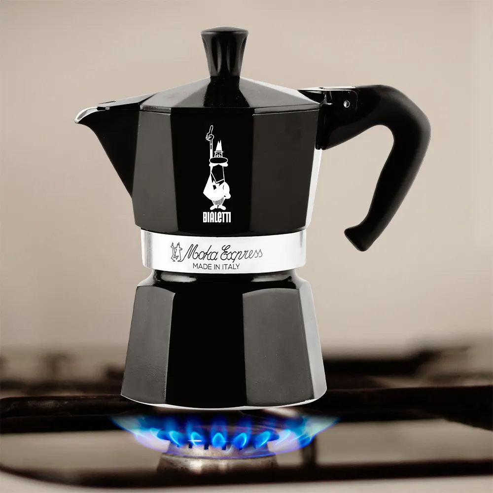 Фото Гейзерна кавоварка BIALETTI Moka express 130 мл Black (0004952/NP)