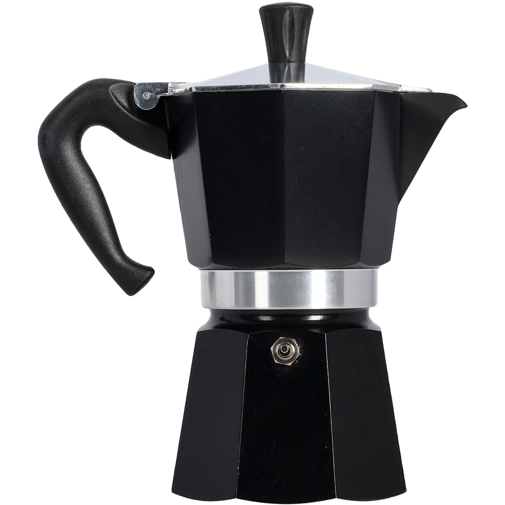 Гейзерна кавоварка BIALETTI Moka express 130 мл Black (0004952/NP) Матеріал ручки бакеліт