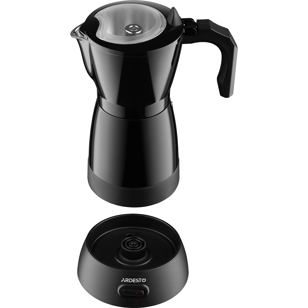 Кавоварка ARDESTO CMM-X300B Матеріал ручки алюміній