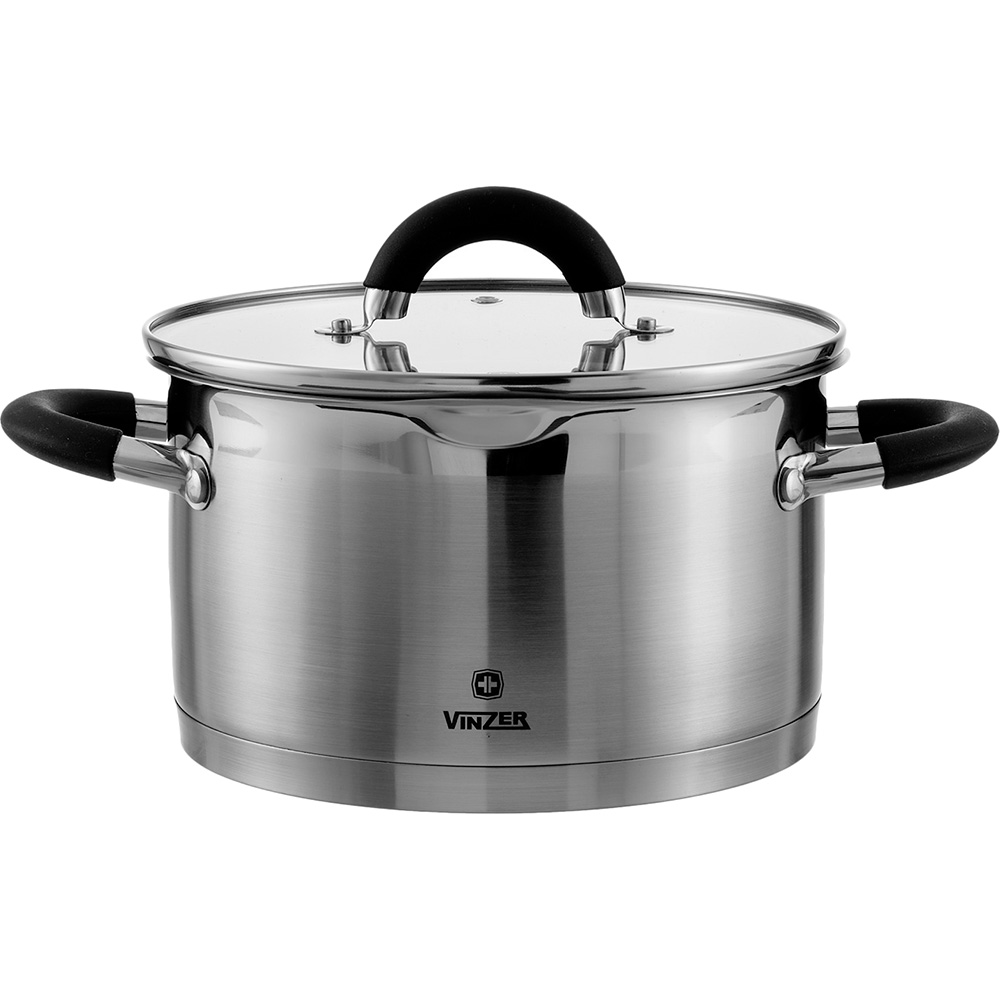 

Кастрюля с крышкой VINZER 3.4л.Progresso series 89054, Каструля з/кр.3.4л.Progresso series 89054