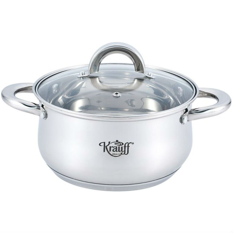 

Кастрюля KRAUFF 2.2 л (26-238-018), з кришкою, 18см, 2,2л 26-238-018