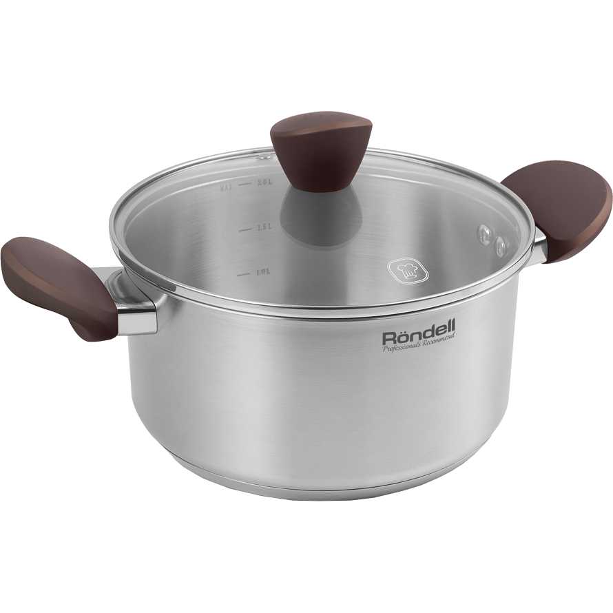 

Кастрюля RONDELL Kortado 2.0 л (RDS-1108), RDS-1108 Kortado 2,0л