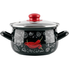 Каструля GUSTO Перчинка 3.1 л Black (GT-T-118-P)