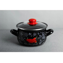 Кастрюля GUSTO Перчинка 3.1 л Black (GT-T-118-P)