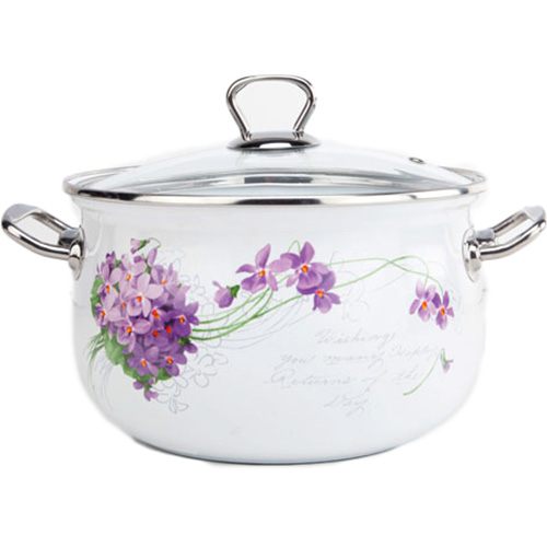 

Кастрюля GUSTO Сиреневая мелодия Premium 2.1 л (GT-T-216-L), GT-T-216-L Бузкова мелодія Premium 16 см, 2,1 л