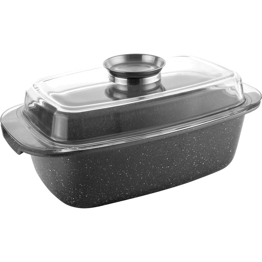 

Гусятница Florina Vulcano 4.5 л (1B0501), ГУСЯТНИЦЯ VULCANO Z/P 32X11СМ 4,5Л СІРА