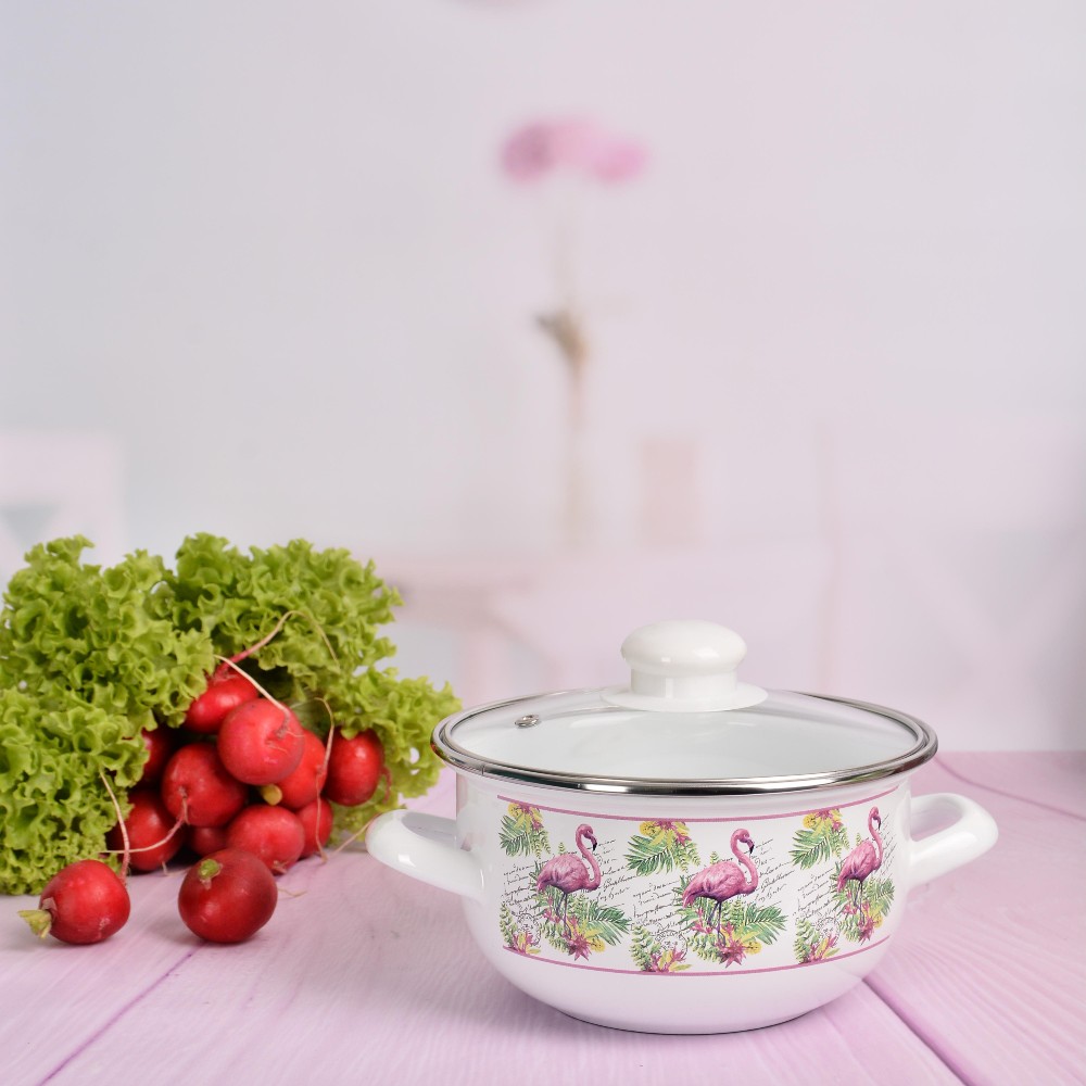 Кастрюля INFINITY GD-64934 FLAMINGO 4.8 л White (6625154) Тип кастрюля