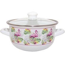 Кастрюля INFINITY GD-64934 FLAMINGO 4.8 л White (6625154)