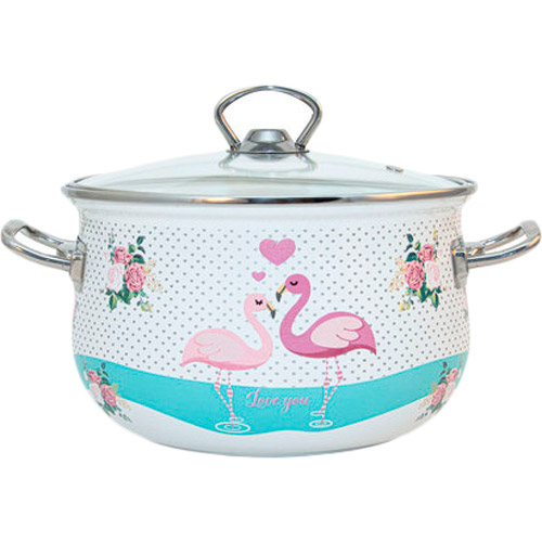

Кастрюля INFINITY Love Flamingo SD-1377 2.1 л (6625845), SD-1377