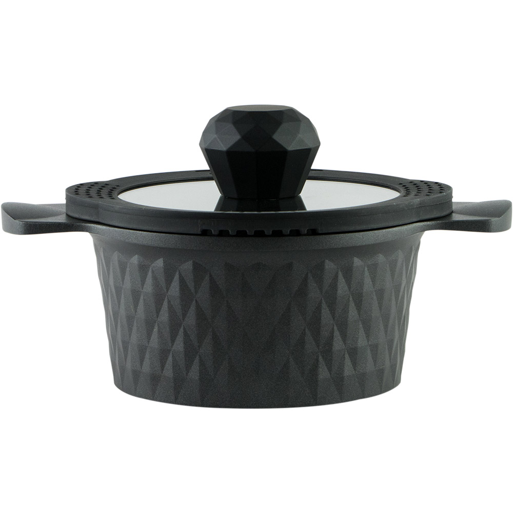 

Кастрюля PEPPER Black Ice Greblon C2 1.5 л (110804), КАСТРУЛЯ 'BLACK ICE' (GREBLON C2) 1,5л. 16x8.5 см