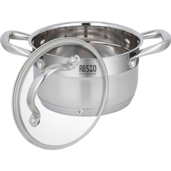 Кастрюля RESTO Rigel 1.9 л (92102) Кастрюля RESTO Rigel 1.9 л (92102) Материал кастрюли нержавеющая сталь