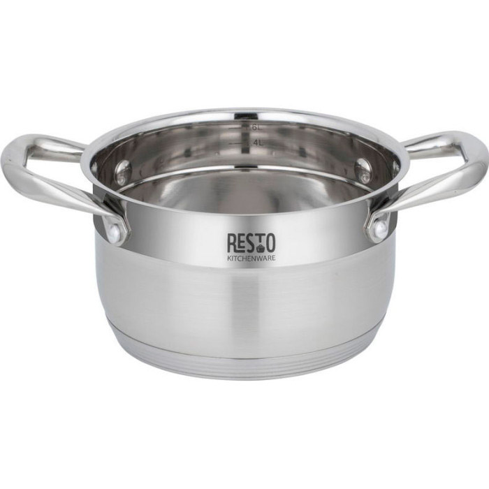 Кастрюля RESTO Rigel 1.9 л (92102) Кастрюля RESTO Rigel 1.9 л (92102) Внутреннее антипригарное покрытие нет