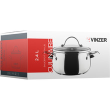 Каструля VINZER Culinaire 2.4 л (50166)