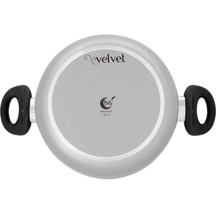 Кастрюля TVS Velvet 6.6 л Grey (62603242310001) Диаметр/длина 24