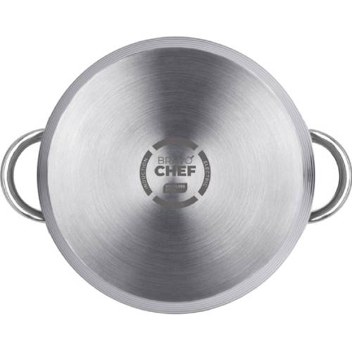 Кастрюля BRAVO CHEF 16 см 1.9 л (BC-2001-16) Внутреннее антипригарное покрытие нет